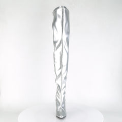 Kunstleder Overknees Spitz