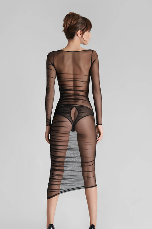 Transparentes Bleistift Kleid