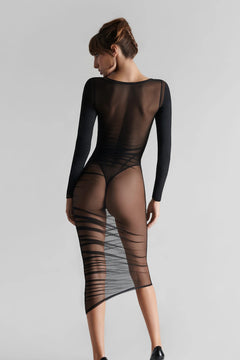 Transparentes Bleistift Kleid