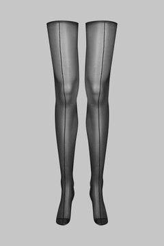 Hold-up fishnet stockings