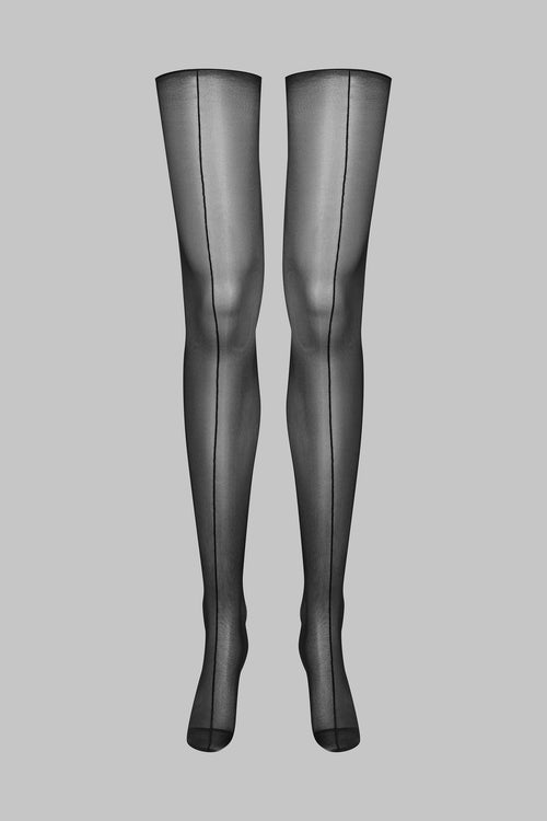 Hold-up fishnet stockings