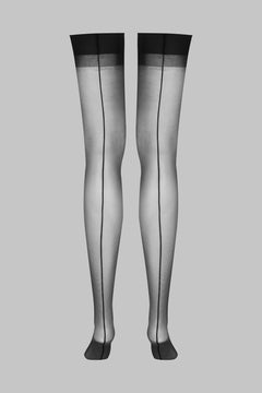 Tights made of fine mesh