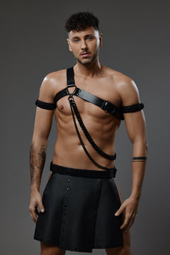 Leather Chain Harness DELUXE