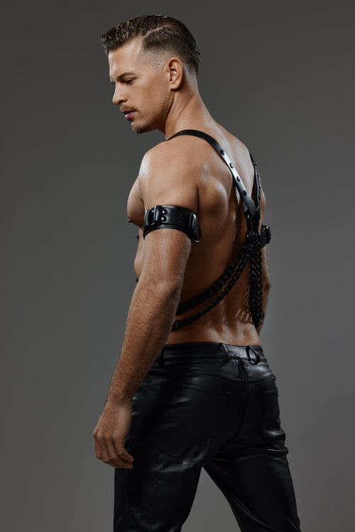 Leder Ketten Harness