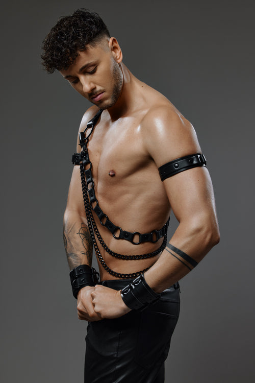Leder Ketten Harness