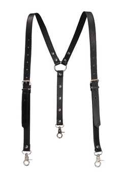 Leather suspenders
