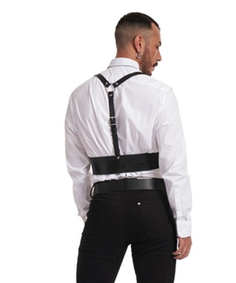 Leder Harness mit Y-Träger