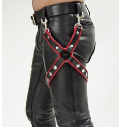 Leder Beingurt Harness