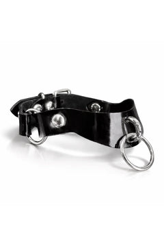 Lackleder Halsband