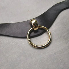 Leather collar ICONIC