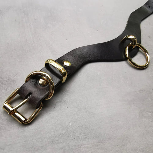 Leather collar ICONIC