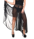 Transparenter Rock lang