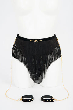 Luxus Rock mit Fransen