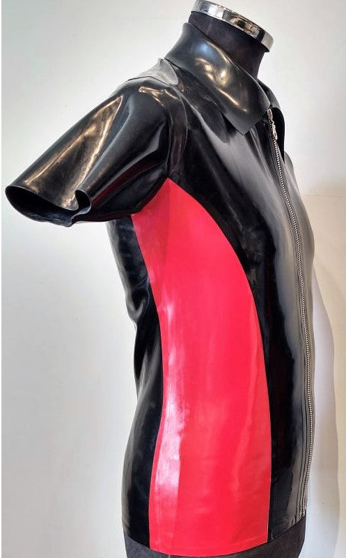 Latex Hemd mit Kragen
