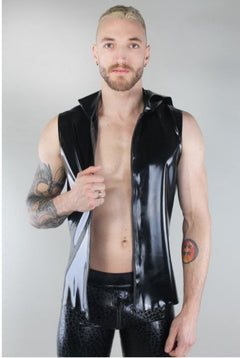 Latex Shirt mit Kapuze