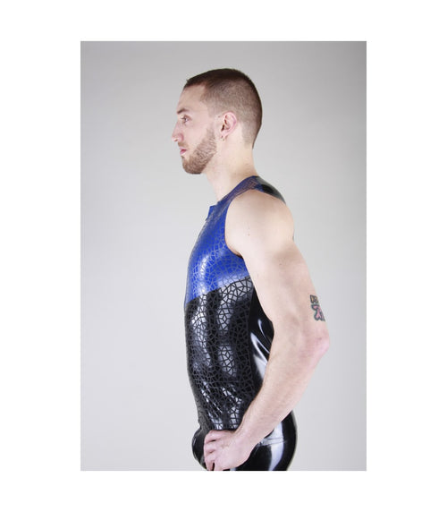 Latex Weste Strukturiert