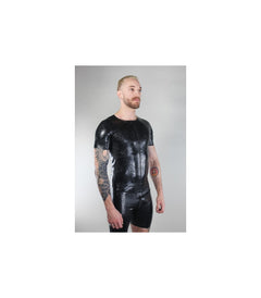 Latex Shirt mit Flammen