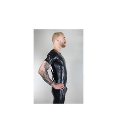 Latex Shirt mit Flammen