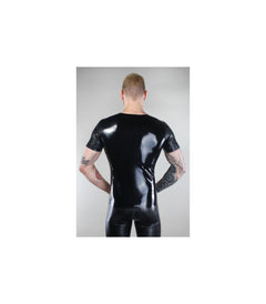 Latex Shirt mit Flammen