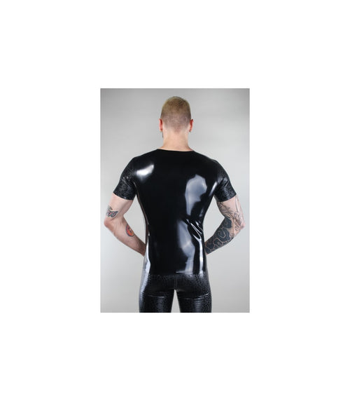 Latex Shirt mit Flammen
