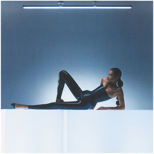 Latex leggings with zipper