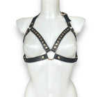 Leather Harness Bra