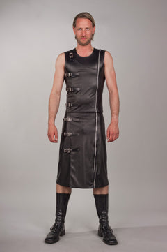 Knee-length men's skirt