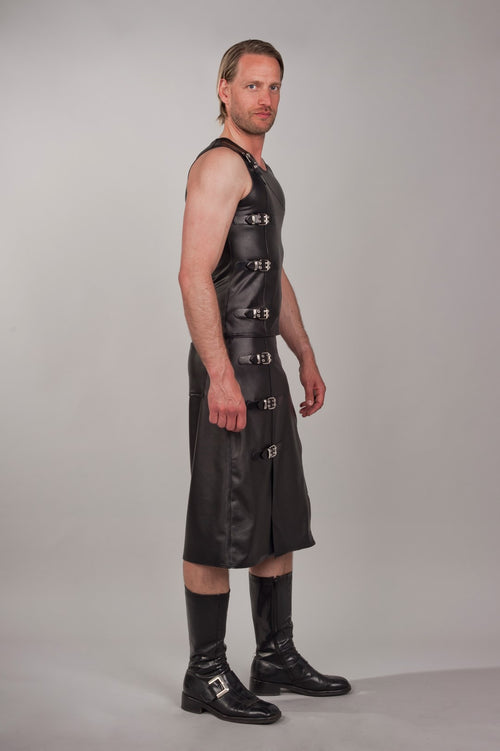 Knee-length men's skirt