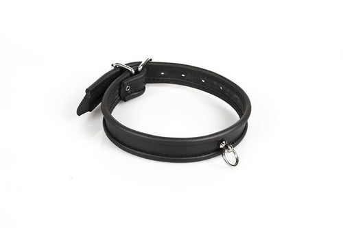 Leather luxury collar
