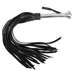 Flogger with wide leather straps