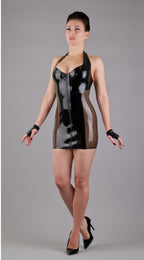 Kurzes Latexkleid