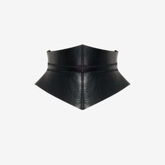Leather bodice corset belt