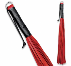 Leather flogger soft - 48 straps