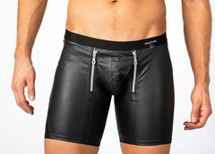 Shorts mit doppeltem Reißverschluss