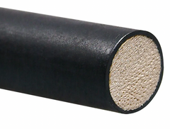 Rattan cane with vinyl covering