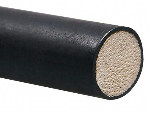 Rattan cane with vinyl covering