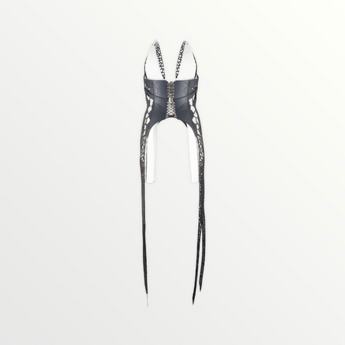 Leather corset laser cut