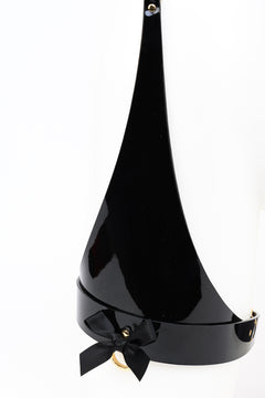 Lackleder Beinharness