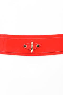 Lackleder Beinharness