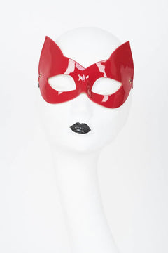 patent leather mask
