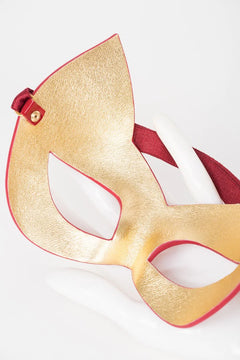 patent leather mask