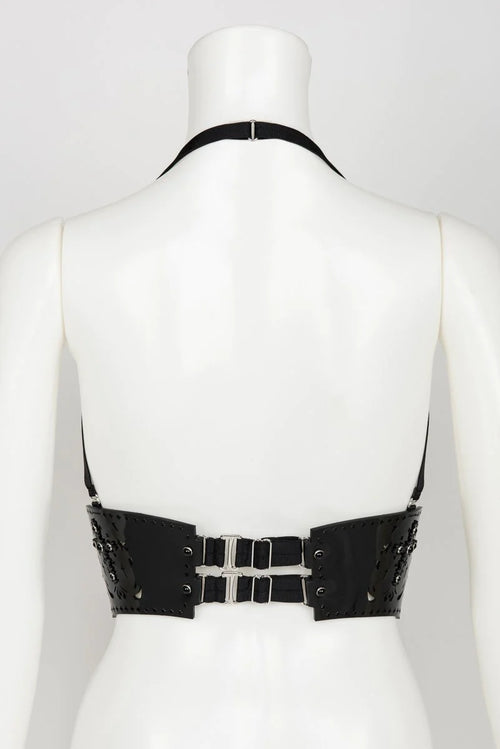 Lackleder Unterbrust Harness