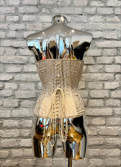 Jacquard half bust corset