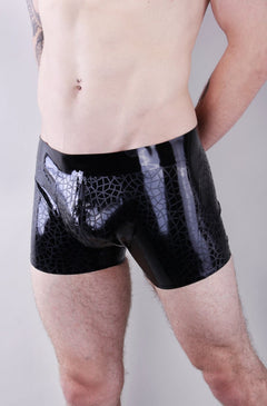 Strukturierte Latexshorts