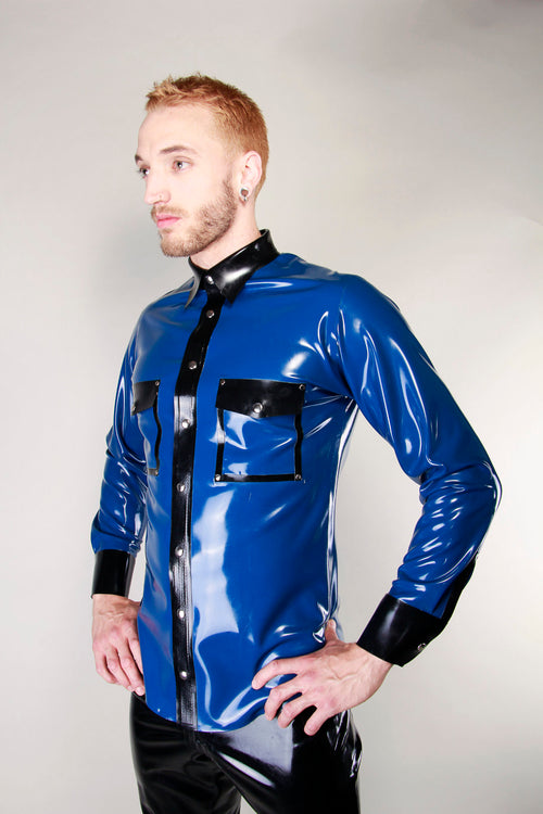Latexhemd Langarm