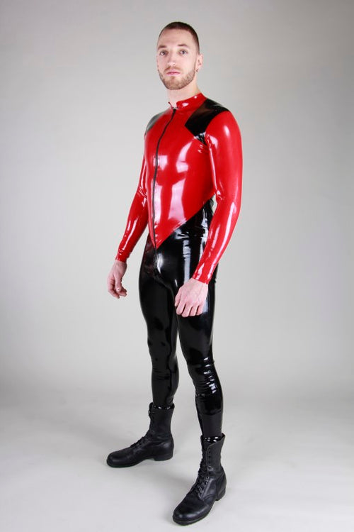 Latex suit jumpsuit
