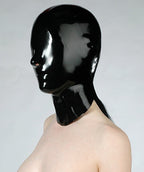 Latex mask closed
