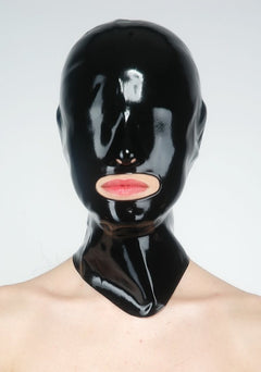 Latex mask open mouth