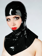 Latex Haube mit Kragen
