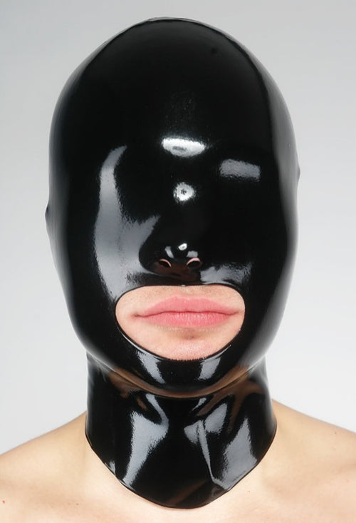Latex mask open mouth
